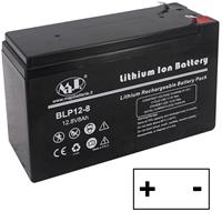 BATTERIA LITIO 12V 7,5AH +SX WS15DA