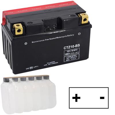 BATTERIA AGM 12V 8,6AH +SX