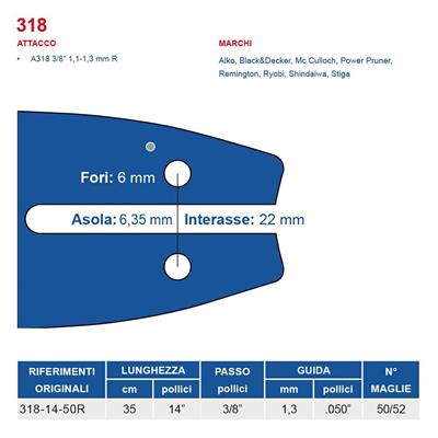 BARRA M.SEGA 318-14-50R